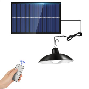 Lustre à ampoule LED solaire d'extérieur étanche IP65, lumières d'intérieur, spécifications : lumière blanche unique avec télécommande SH91021542-20